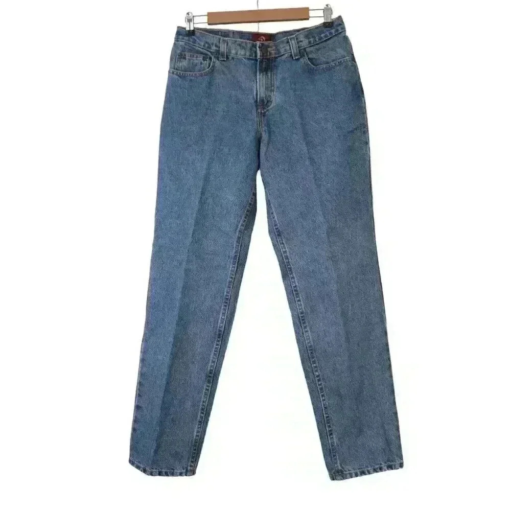 NWT Vintage Jordache Jeans Size 14 Petite Classic Straight Leg Denim 90s Y2K